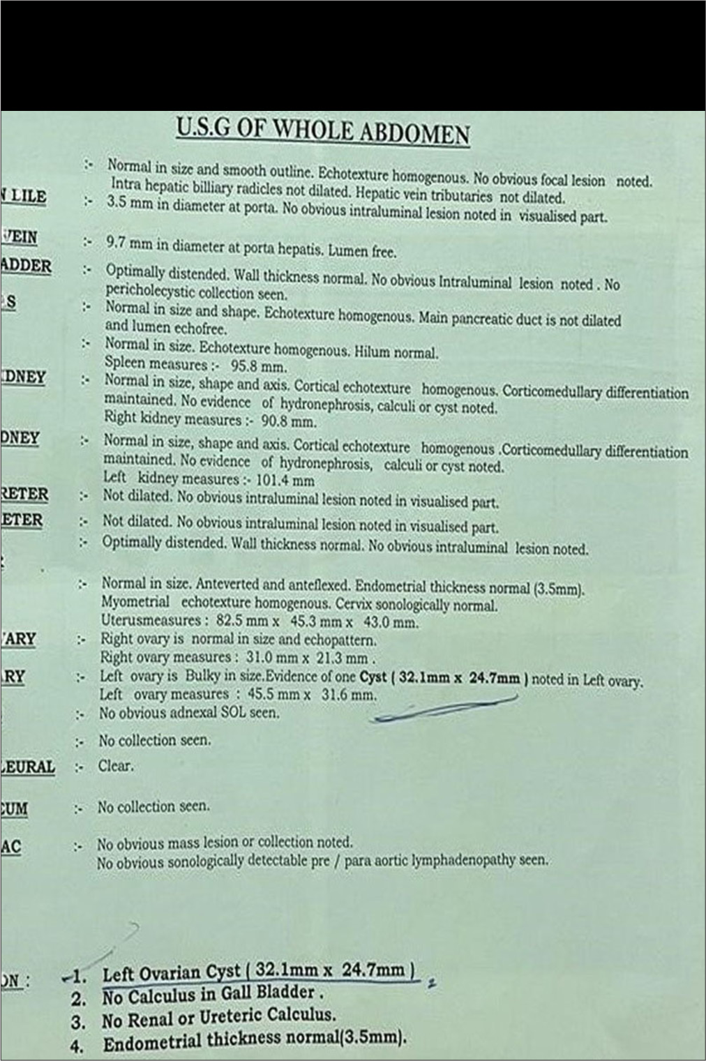 Evidence-based homoeopathic management of ovarian cysts – A case series