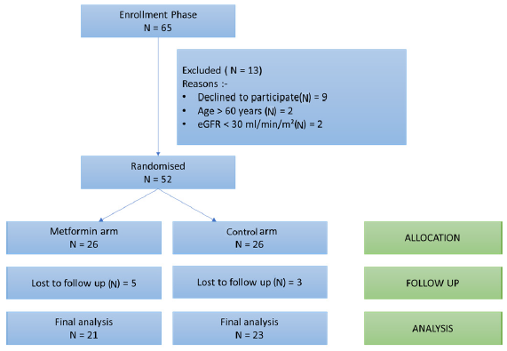 Metformin Versus Standard of Care in Patients with Autosomal Dominant Polycystic Kidney Disease – A Randomized Control Trial