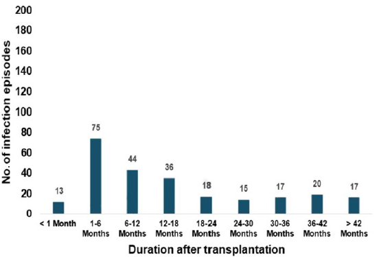 Infection Patterns and Survival Among Renal Transplant Recipients