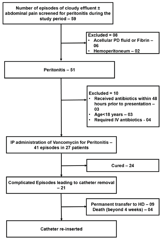 Intraperitoneally Administered Vancomycin Results in Suboptimal Serum and Peritoneal Effluent Drug Levels in Patients with PD-related Peritonitis