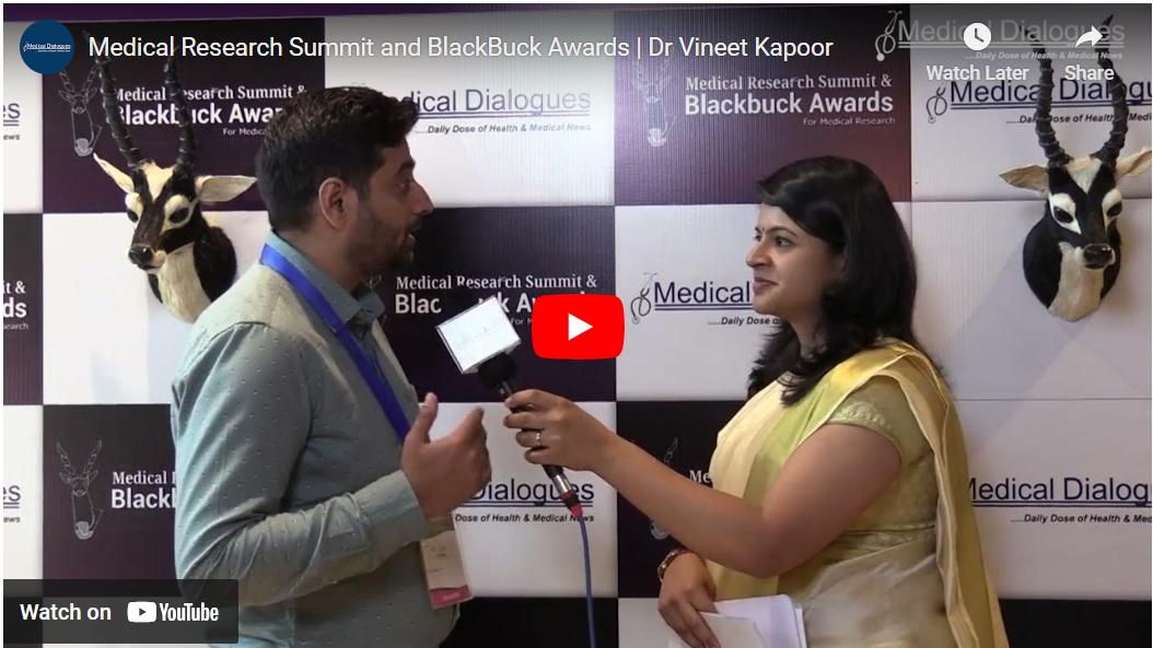 Medical Research Summit and BlackBuck Awards | Dr Vineet Kapoor