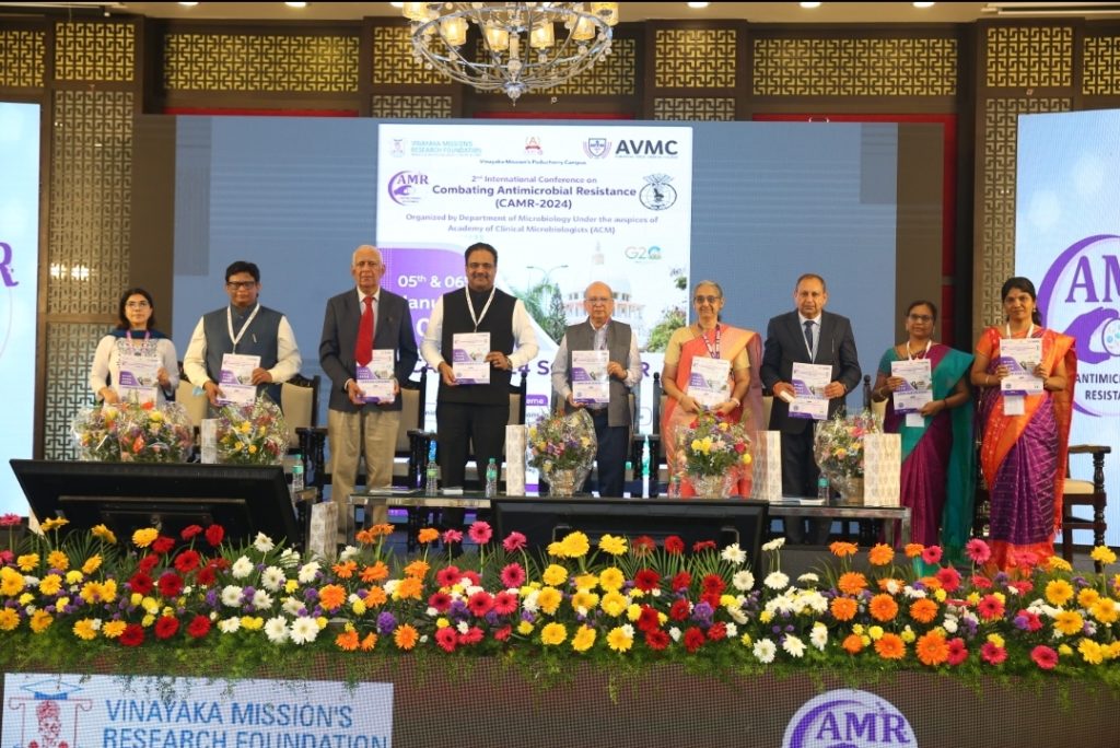 The Inaugural Issue of the South Asian Journal of Health Sciences (SAJHS, https://sajhealthsci.com/) was released at the AMR conference in Pondicherry, India, on 5th January 2023. - An official publication of the Aarupadai Veedu Medical College & Hospital, Vinayaka Mission Research Foundation - DU