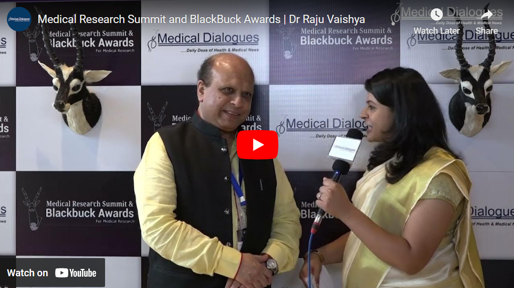 Dr Raju Vaishya was the speaker for the Medical Research Summit and BlackBuck Awards on 28th July 2024.