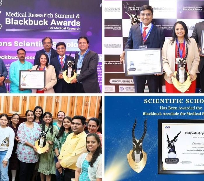 Scientific Scholar is elated to share that we got recognized as the leading publishing house driving Open Access Medical Publishing in the country during the recently conducted Medical Research Sumiit and BlackBuck Awards conducted by Medical Dialogues